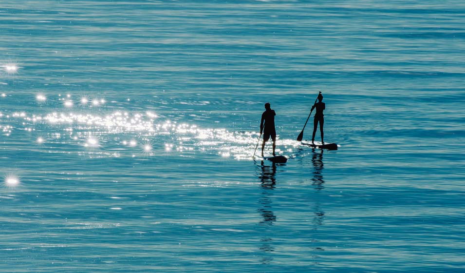 Concilier vélo et paddle sur le lac d'Annecy